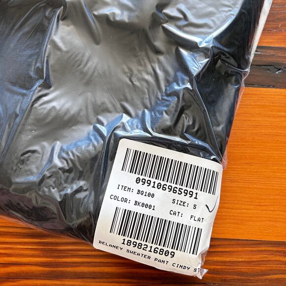 NWT J. Crew Delaney Kick Out Sweater Pant S Black BQ100 J.Crew Travel Trousers - Picture 6 of 6